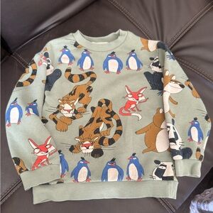 H&M Kids Animal Adventure Sweatshirt - Green